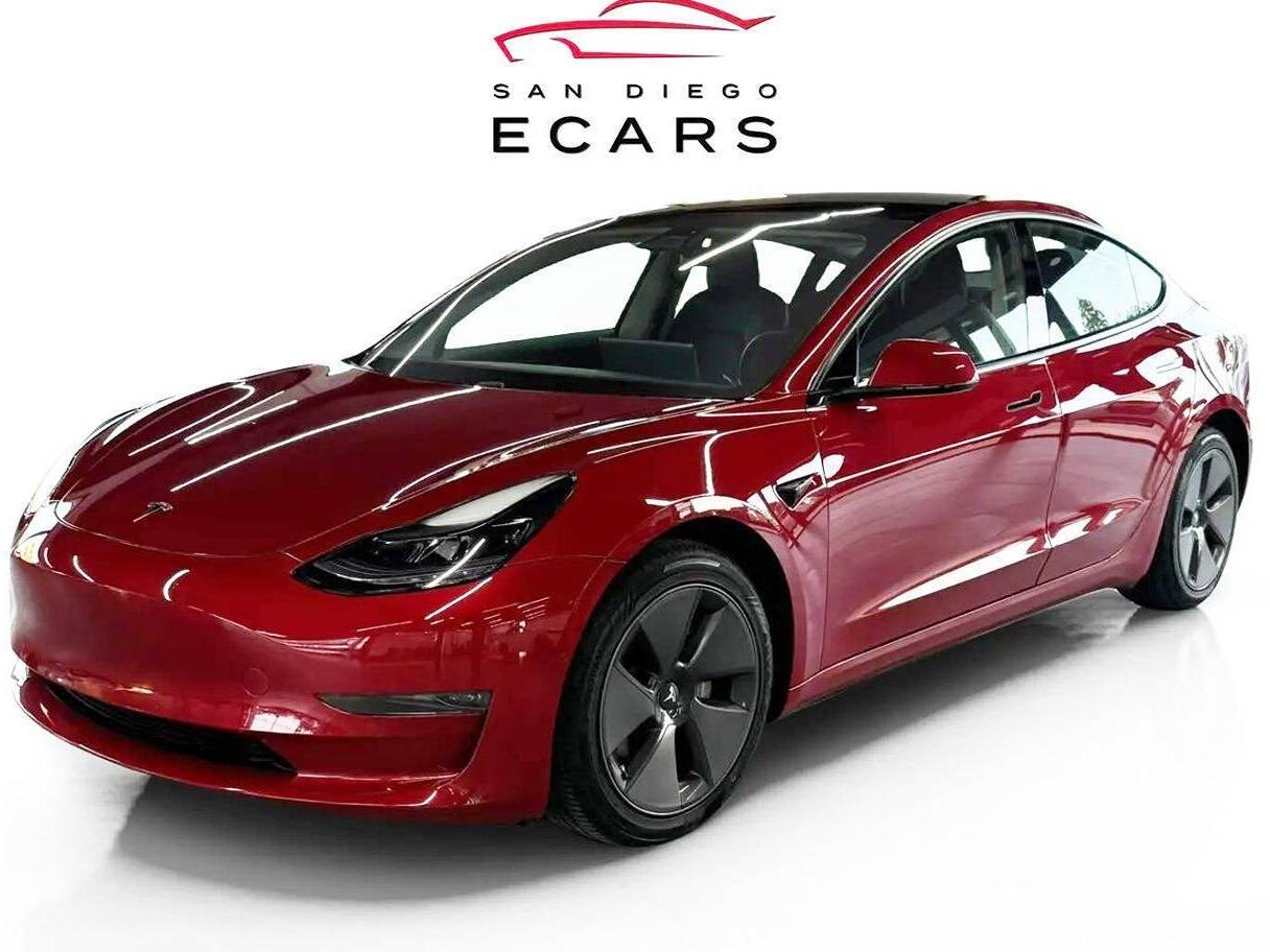 TESLA MODEL 3 2021 5YJ3E1EBXMF071955 image